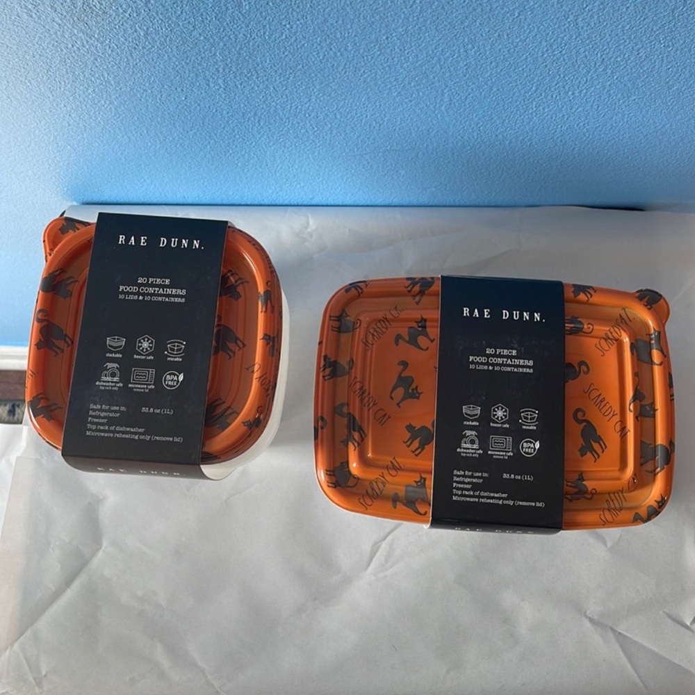 Rae Dunn Halloween Food Containers